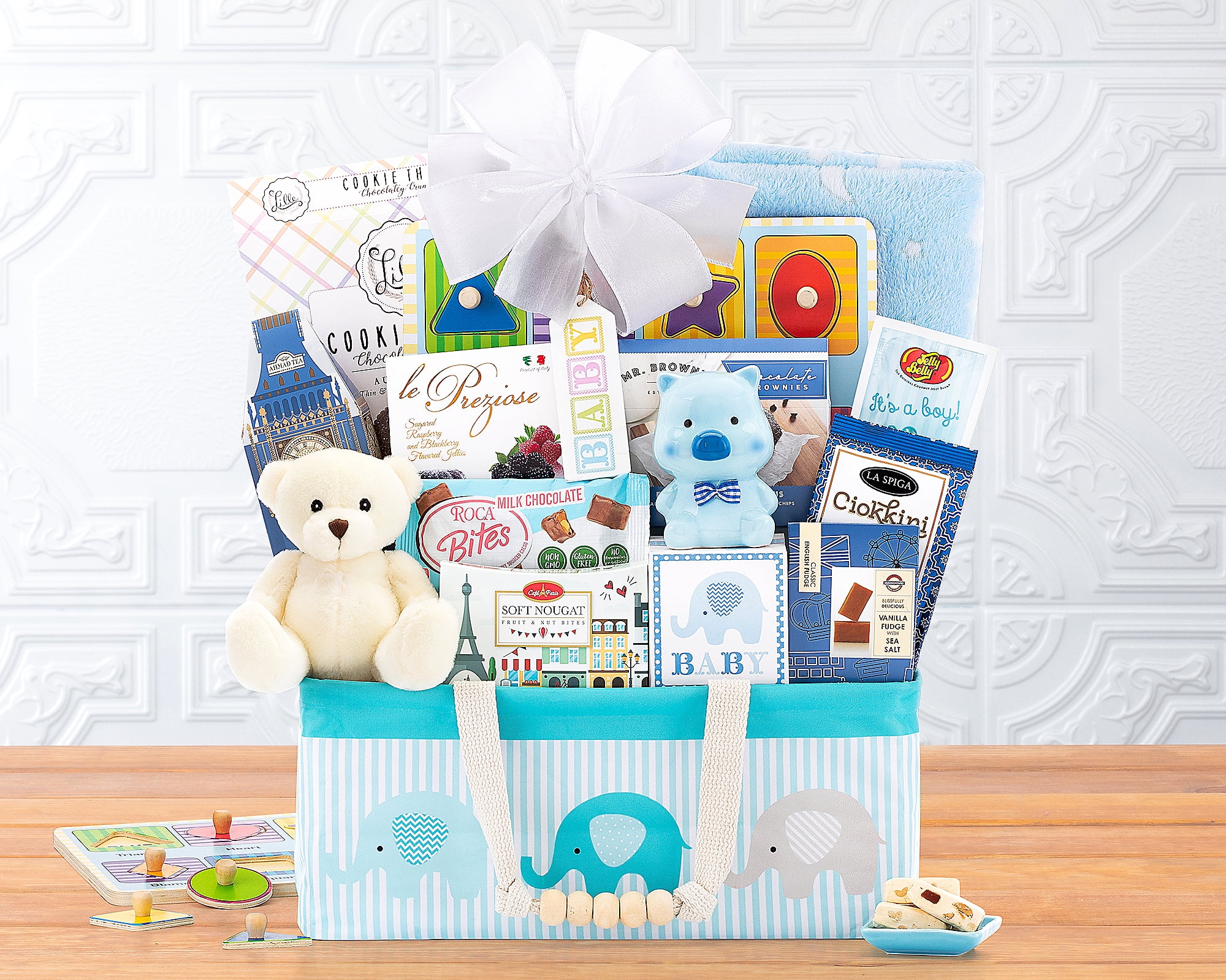 The Bundle of Joy Gift Basket by Wine Country Gift Baskets - Blue