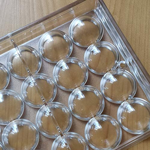 Goldbaking Ball Chocolate Mold Ball Polycarbonate Mould Chocolate Mold Hot Chocolate Bomb (Middle 2inch)