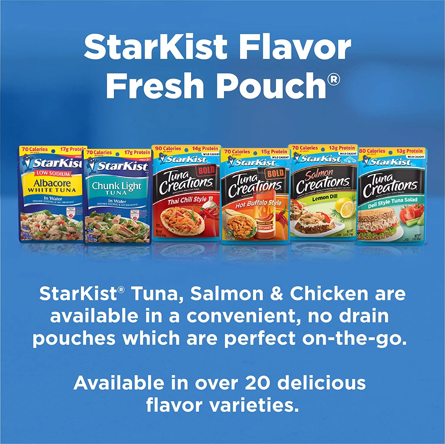 StarKist Premium White Chicken - 2.6 oz Pouch ( Pack of 6 )