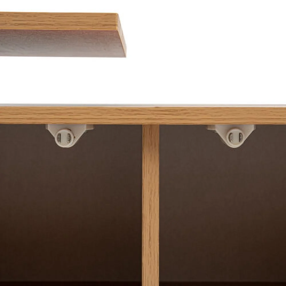 Modern TV Stand TV Unit Sideboard TV Console Media Cabinet Solid Wood White