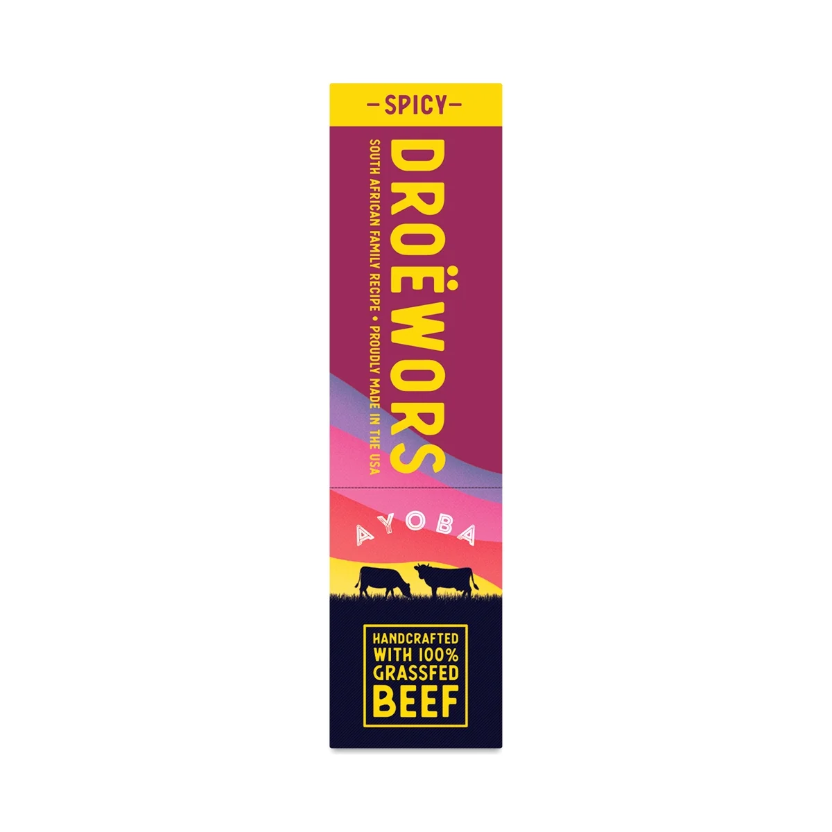 Ayoba-yo - Beef Stick Droewors - Case of 12 - 1 OZ