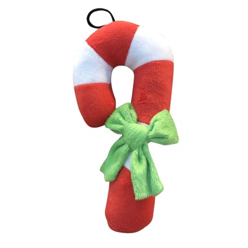 Dog Chewing Aggressive Chewers Christmas Design with Sound Squeaky Puppy Holiday Fun Interactive Chew Small to Medium Dogs