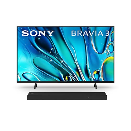 Sony 65-Inch Class 4K Ultra HD BRAVIA 3 LED Smart TV with Google TV Dolby Vision HDR, PS5 Exclusive Features, K-65S30