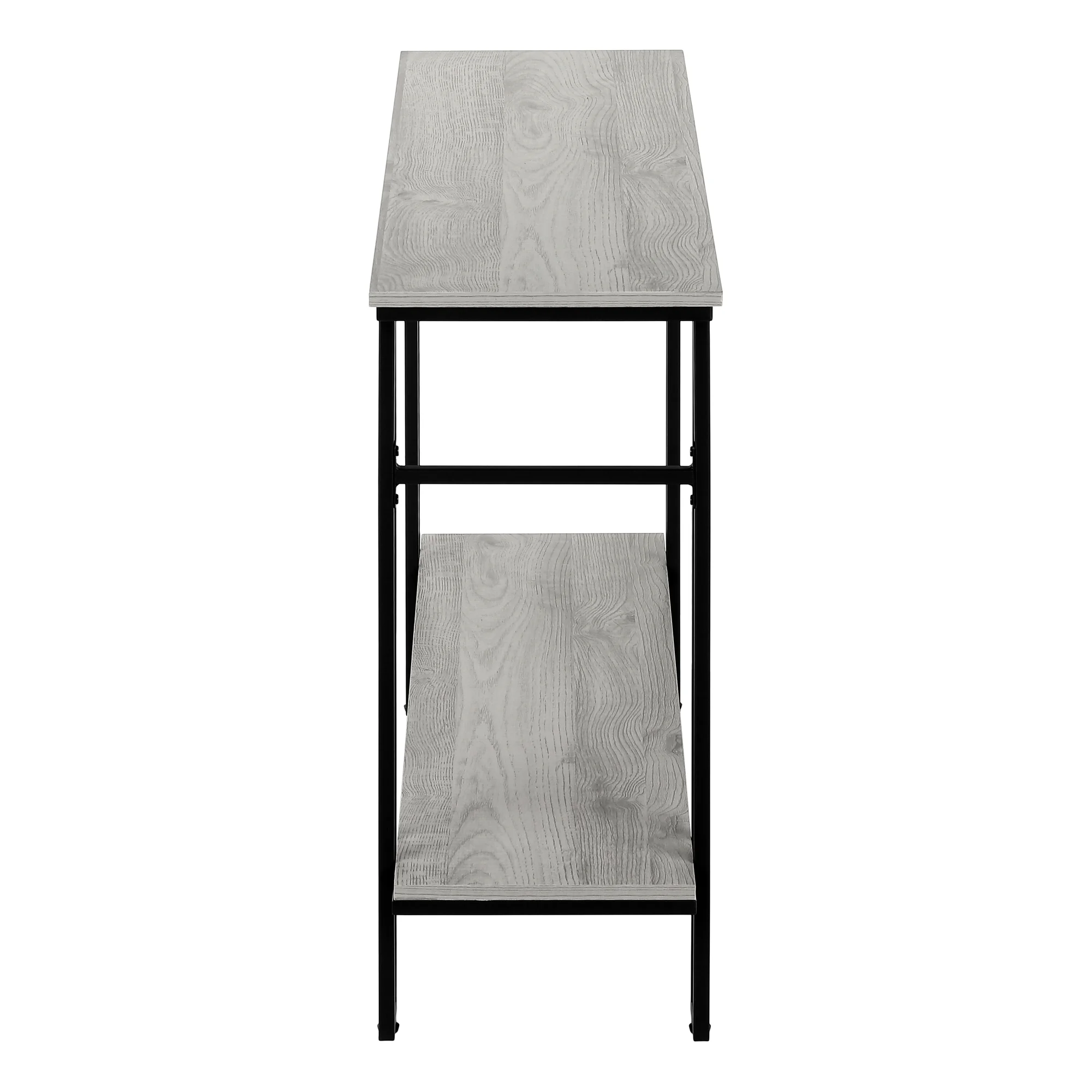 Accent Table Console Entryway Narrow Sofa Living Room Bedroom Metal Grey
