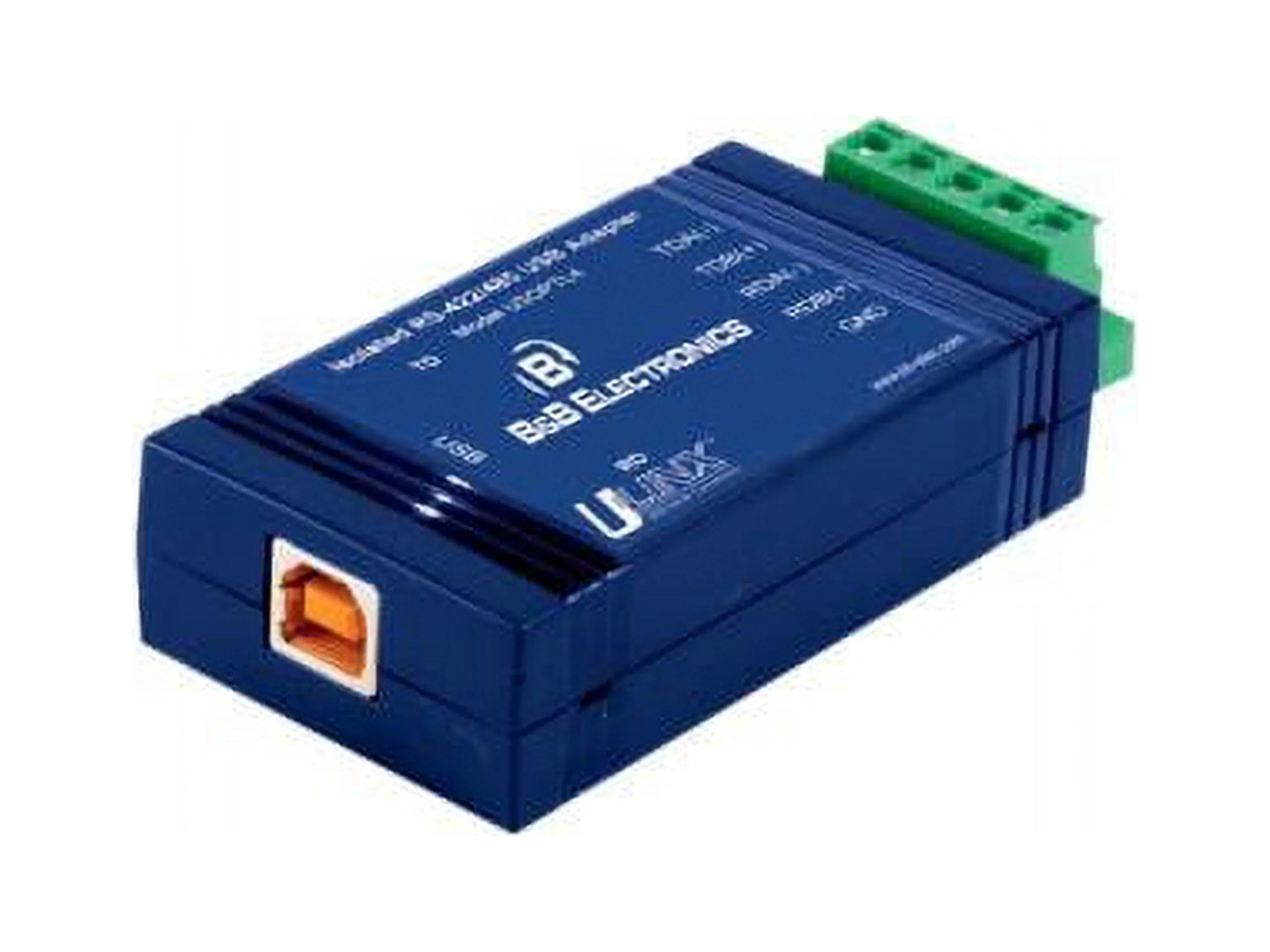 B&B USB To Isolated 422/485 W/Plug Term Block And Leds