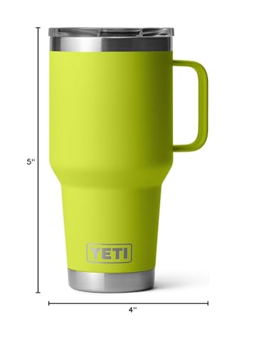 YETI Rambler 30 oz Travel Mug, Stainless Steel, Vacuum Insulated with Stronghold Lid