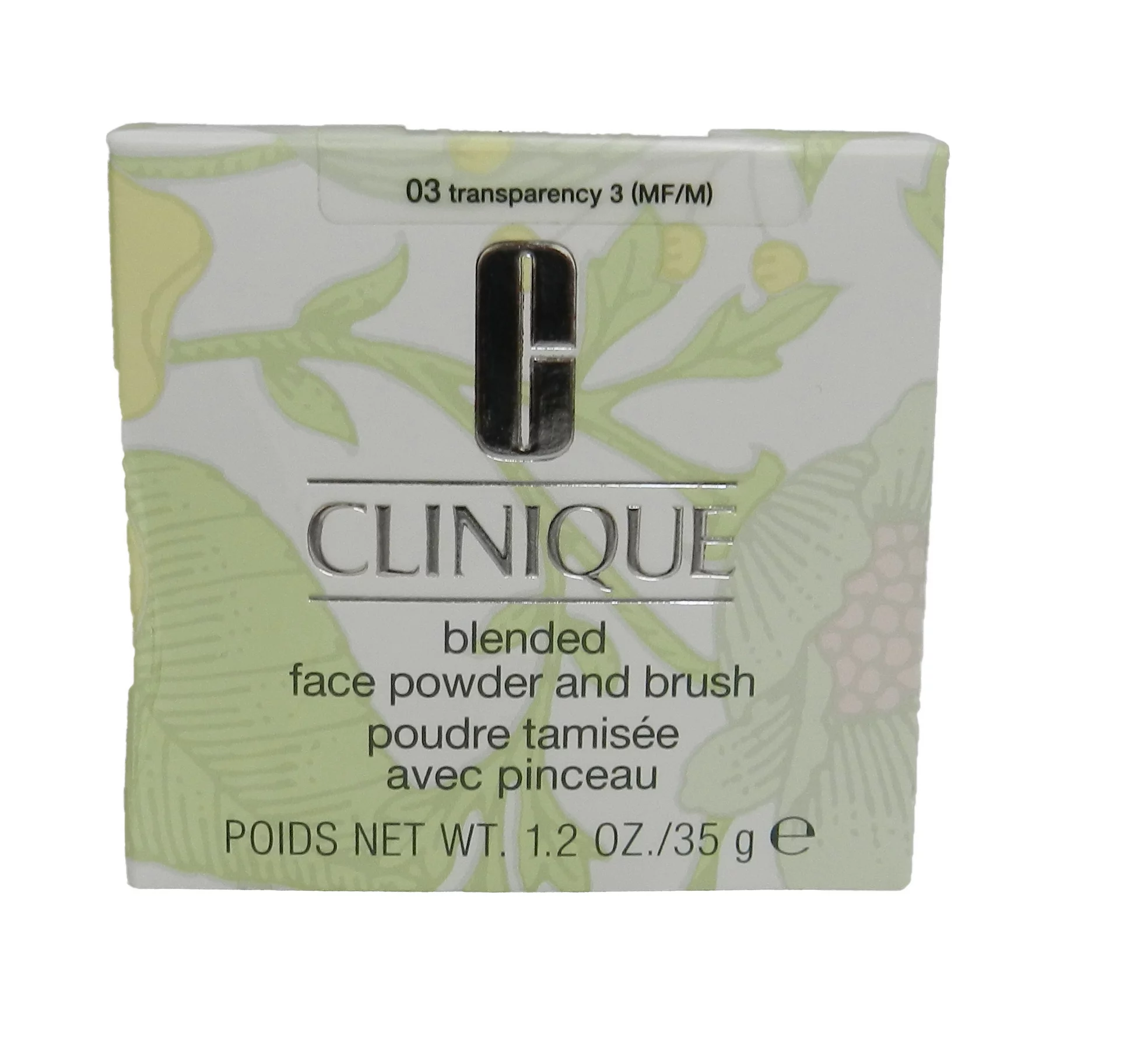 Blended Face Powder and Brush - # 03 Transparency 3 (MF/M)- All Skin Types by Clinique for Women - 1 oz Powder