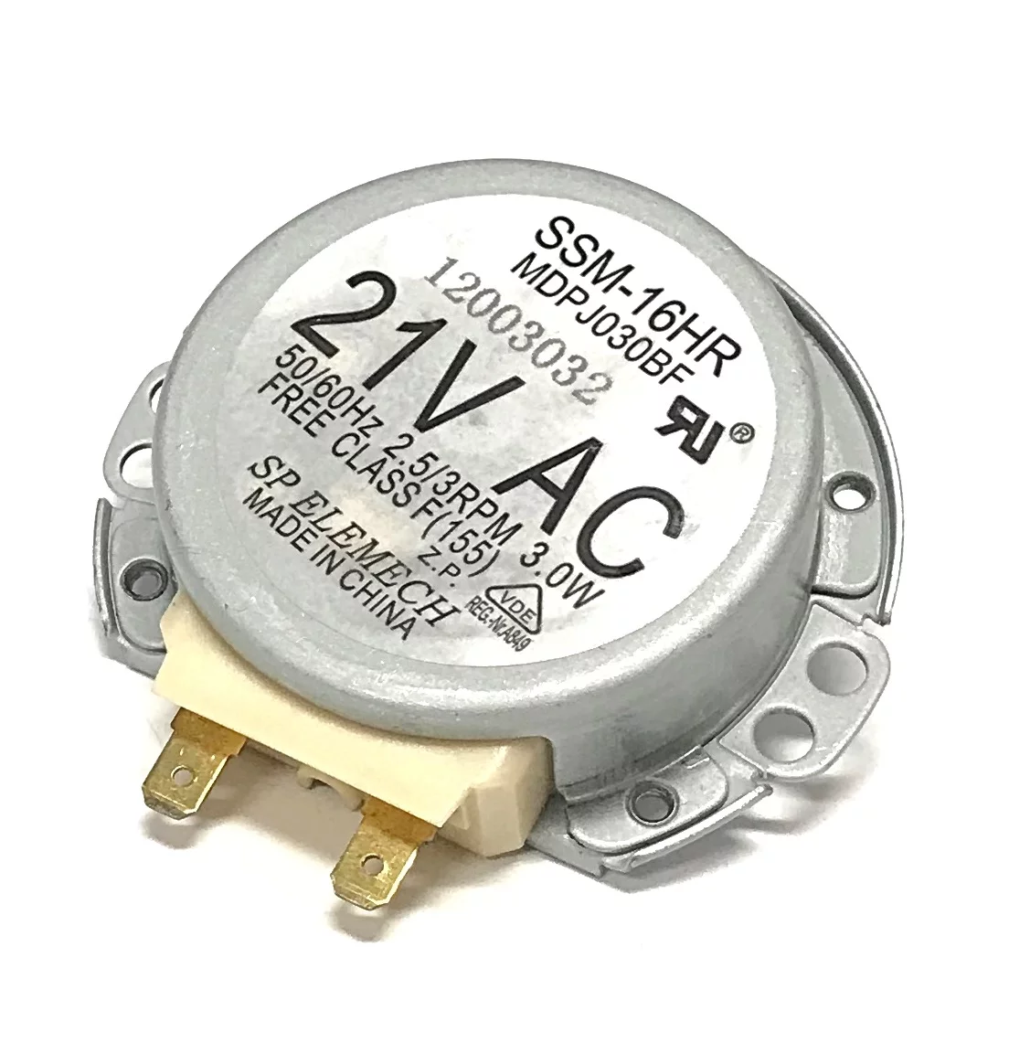Microwave Turntable Motor Compatible With Samsung Model Numbers MR6699SB, MR6699SB/XAA, MS19M8000AG, MS19M8000AG/AA