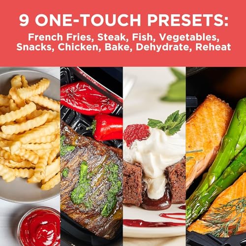 BLACK+DECKER Purifry 2QT Air Fryer, Crispy Deep Fried Taste without the Fat, Plus Bake, Dehydrate, and Keep Food Warm, Digital Touchscreen and Auto Shut-Off