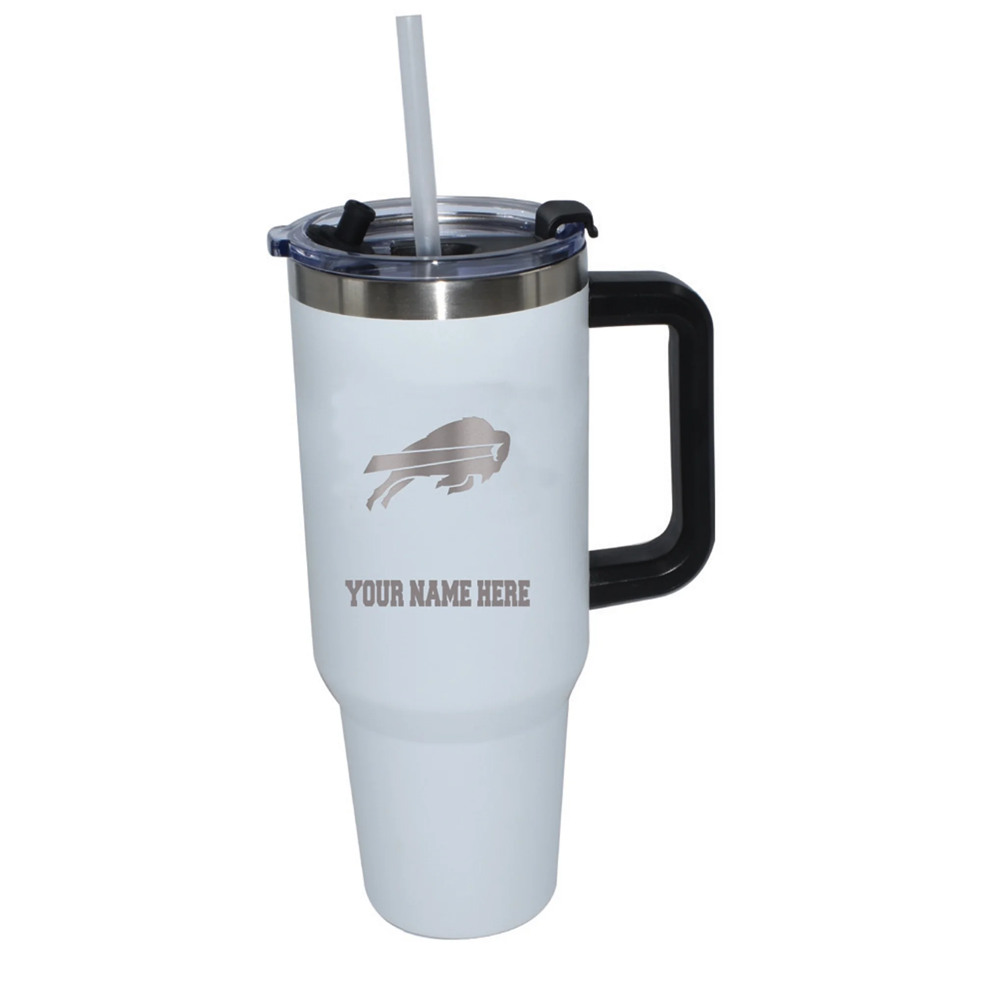 The Memory Company  Buffalo Bills Personalized White 46oz. Colossal Tumbler
