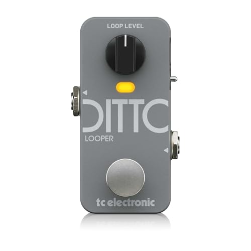 TC Electronic DITTO 2 LOOPER Guitar Looper Pedal for Live Performances