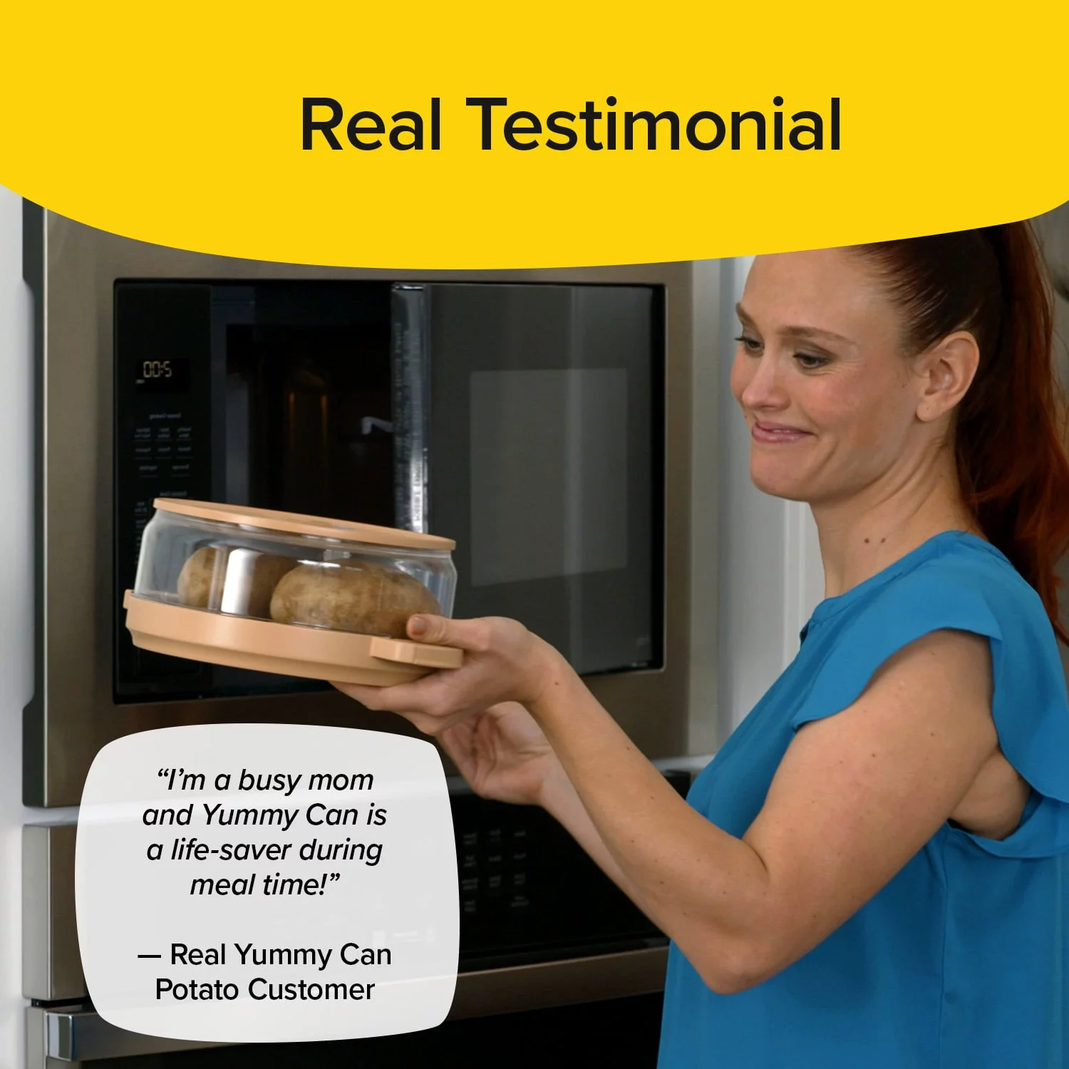 Yummy Can Potatoes 2 Pack AS-SEEN-ON-TV Baked Potatoes from Your Microwave in Minutes