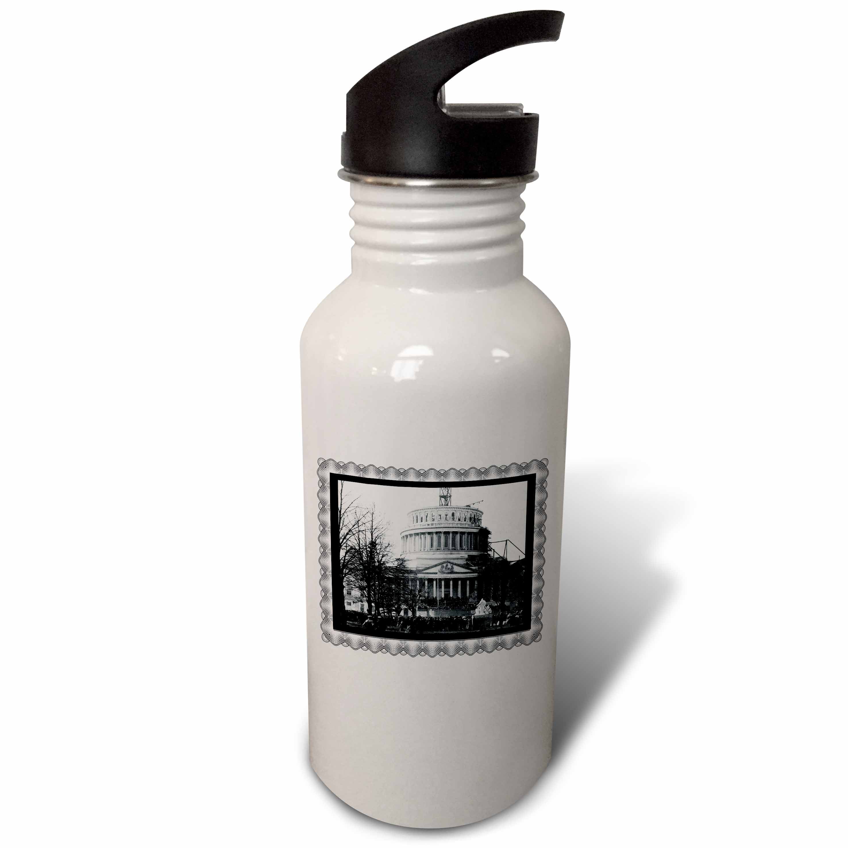 US Capital, Lincoln Delivers First Inaugural Address March 4, 1861 21 oz Sports Water Bottle wb-171313-1