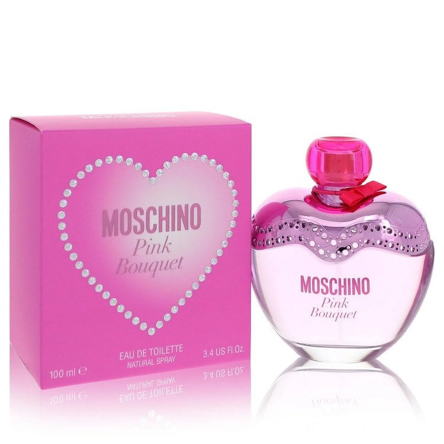 Moschino Pink Bouquet by Moschino Eau De Toilette Spray 3.4 oz for Women Pack of 2