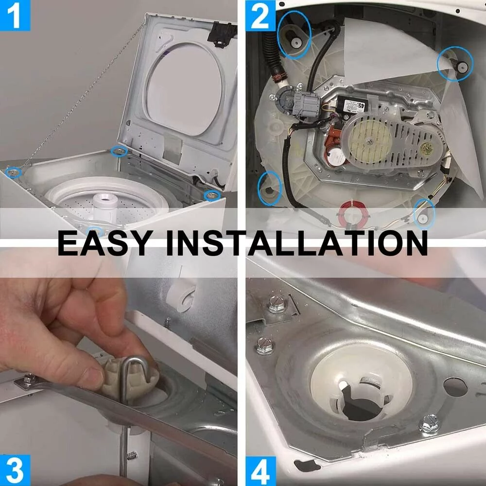 CarBole Washer Suspension Rod Kit for Whirlpool Kenmore Amana Maytag WTW4800XQ4