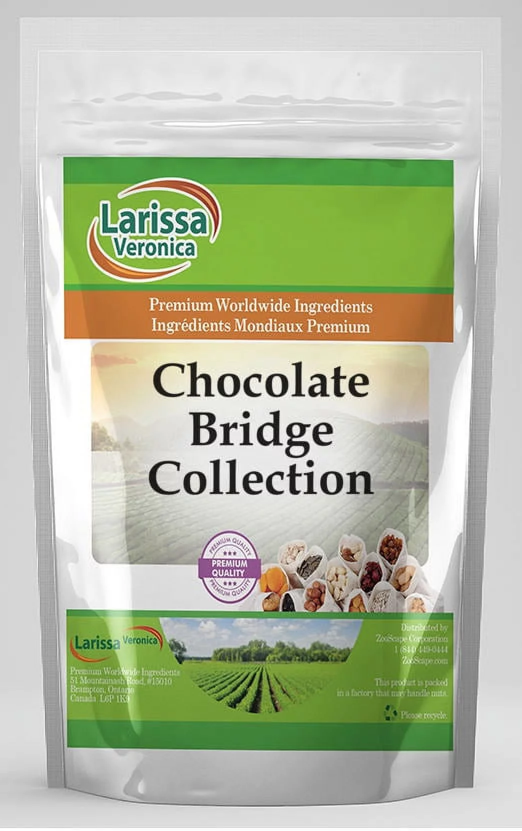 Larissa Veronica Chocolate Bridge Collection, (16 oz, 3-Pack, Zin: 524884)