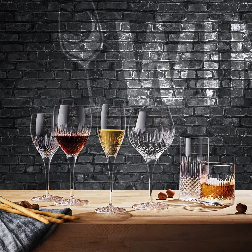 Luigi Bormioli Diamante 17.5Oz Chianti Red Wine Glasses Set of 4