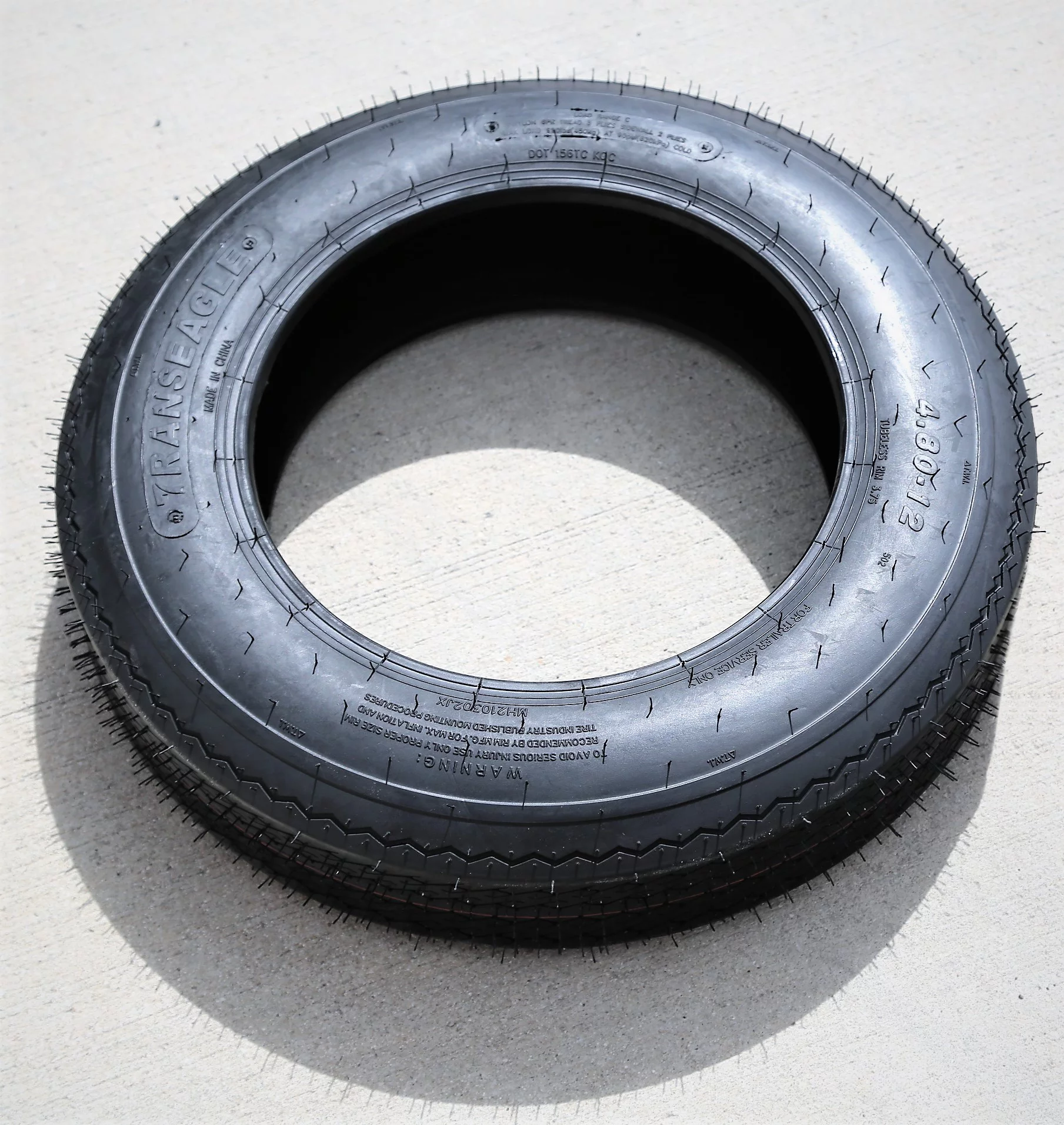 Tire Transeagle TE10 ST 4.8-12 4.80-12 4.80x12 Load C 6 Ply Boat Trailer