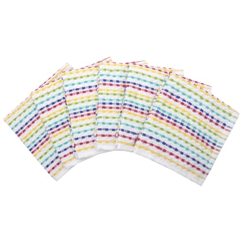 Ritz Pebble Bar Mop, Holiday Red-Green, 4 Towel Set