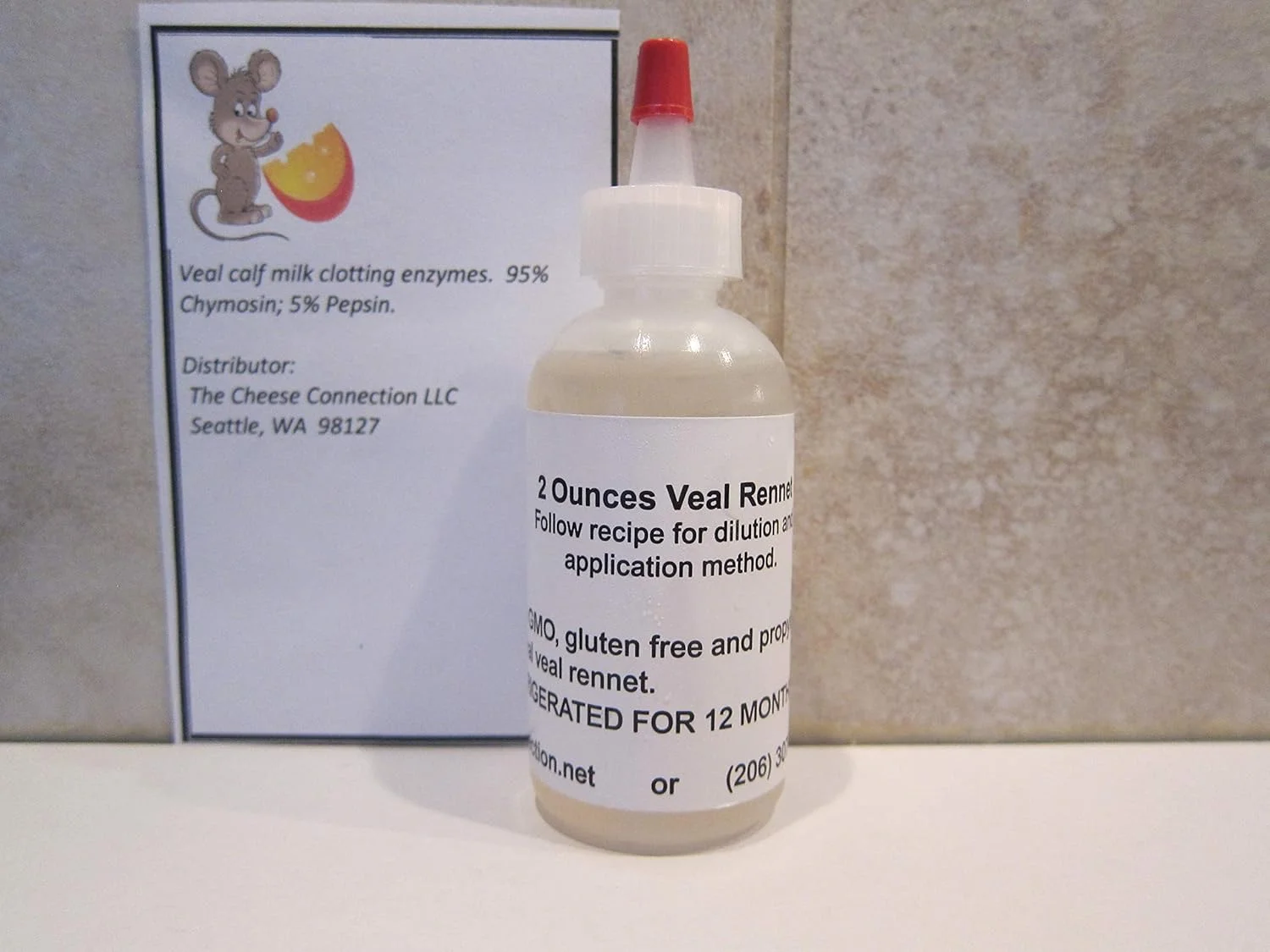 Liquid Veal Calf Rennet-2 Ounces