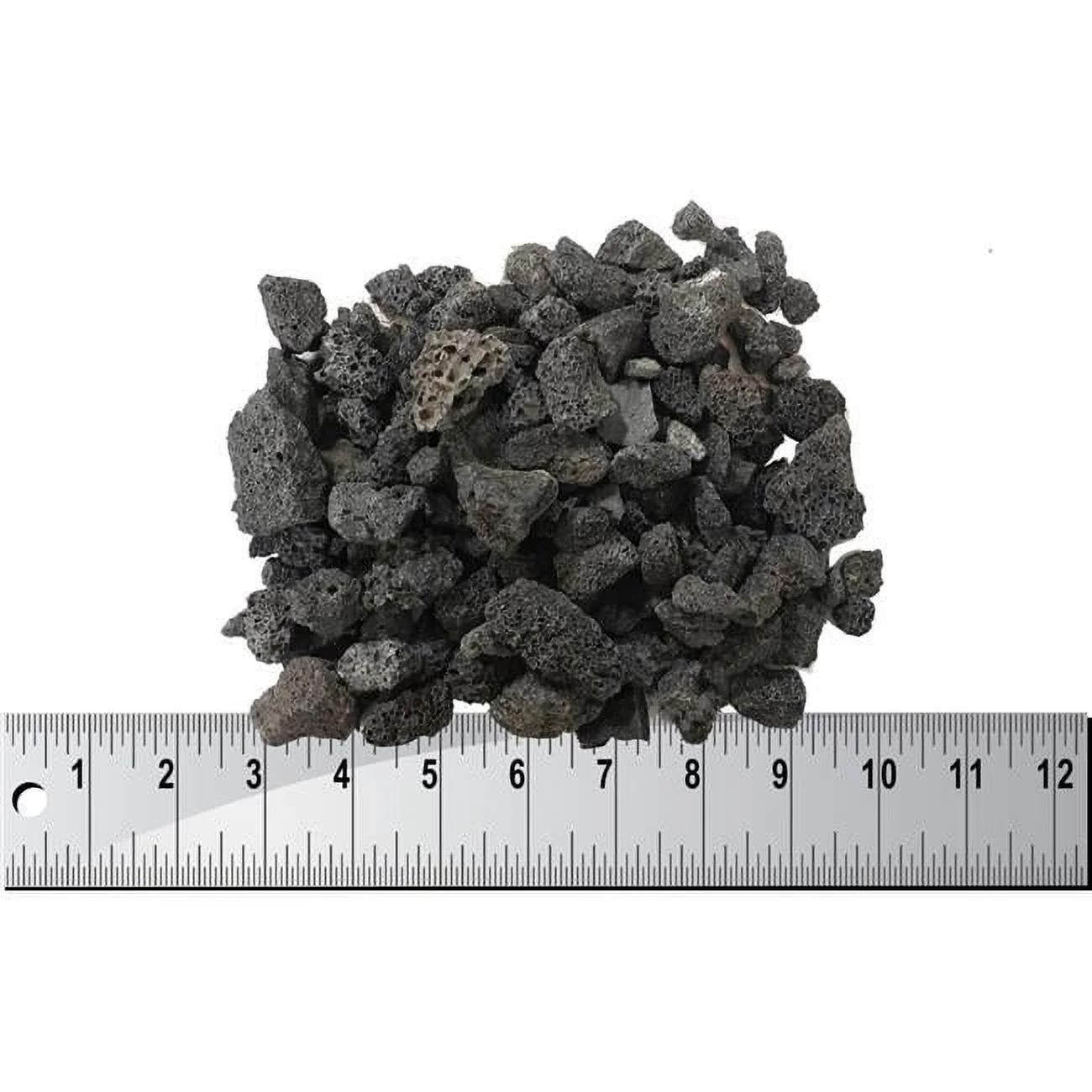 LR-1-25- 1 in. 25 lbs Bag of Lava Rock, Black