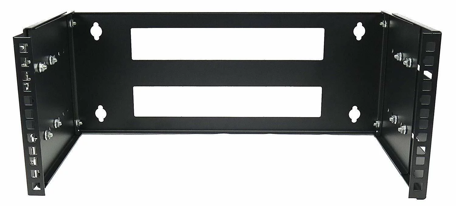 CNAweb 4U 19-Inch Hinged Extendable Wall Mount Bracket Network Equipment Rack