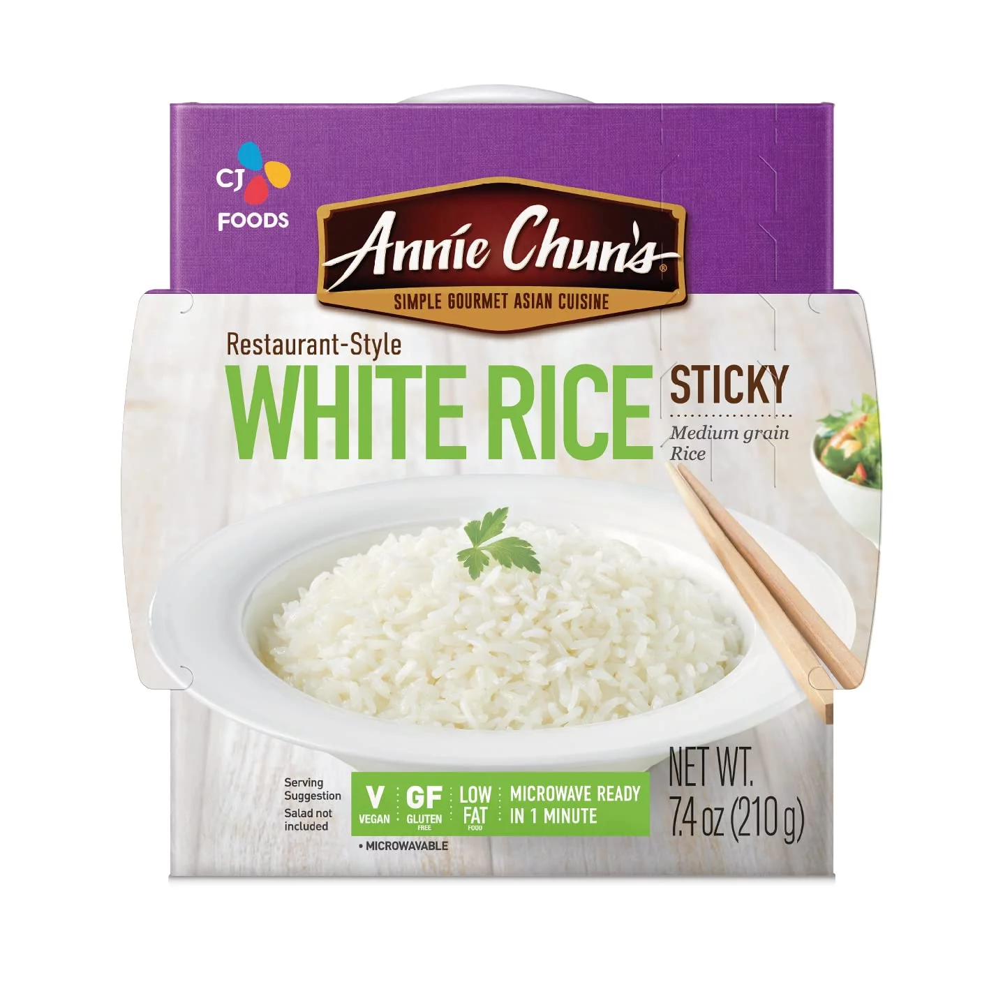 Annie Chun's Instant Sticky White Rice Bowl, 7.4 oz