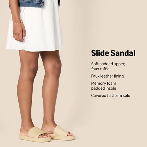 Amazon Essentials Women's Slide Flatform Sandal
