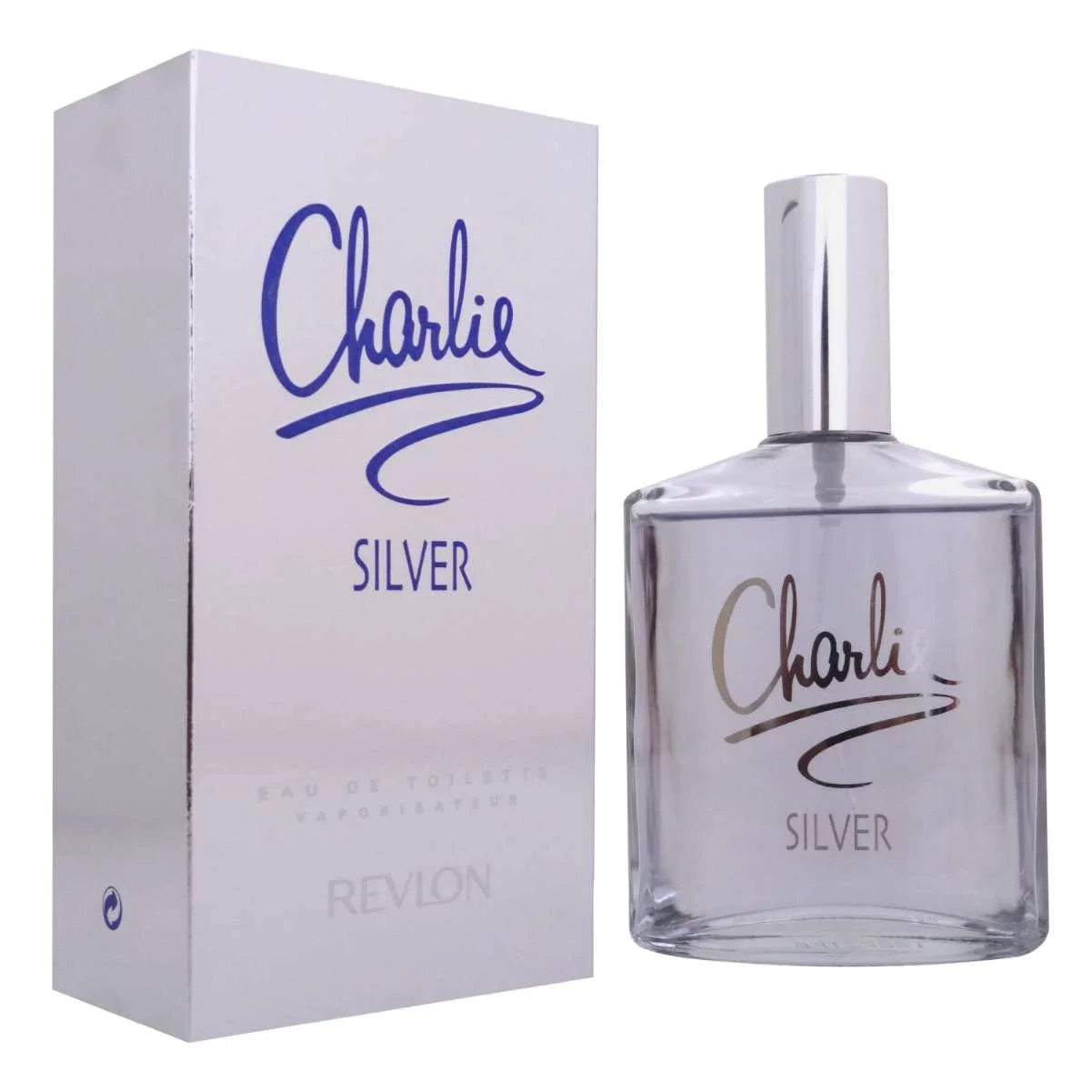Pack of 4 New Charlie Silver by Revlon for WomenEau De Toilette Spray, 3.4 Ounce