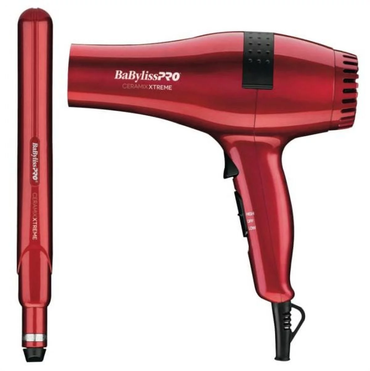 BaByliss Pro Ceramix Xtreme Dryer 2000 Watt Dryer + 1" Straightener Combo