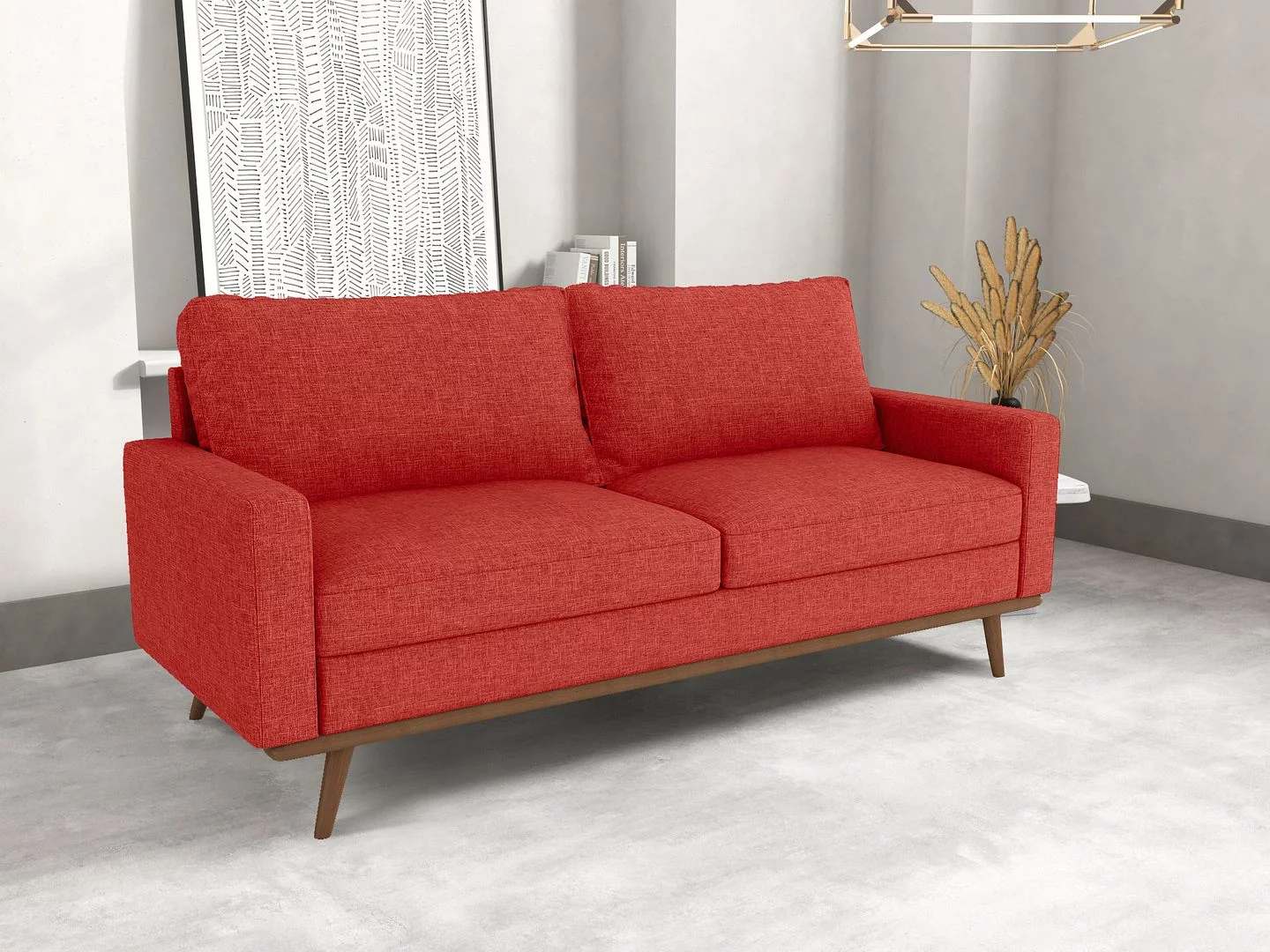 Koby Home Sectional Sofa Couch Sleeper Sofas Linen Modern 70