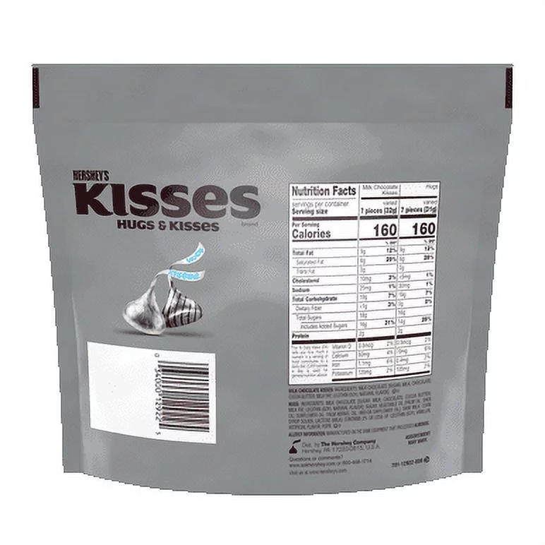 HERSHEY'S KISSES and HUGS Chocolate Candy Assortment, 15.6 oz, 3 Pack