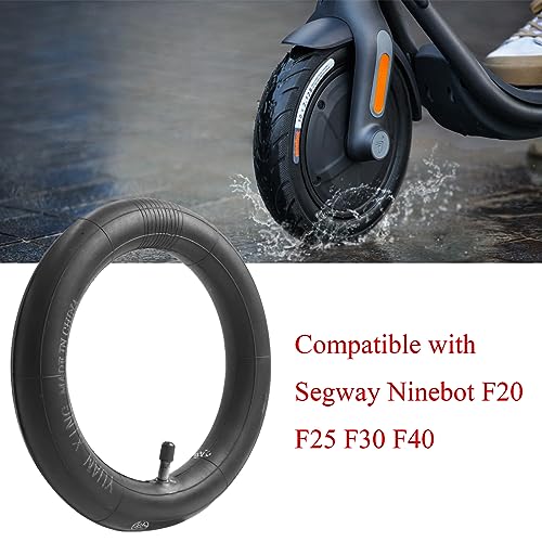 MIMIRACLE 10 x 2.125 Rubber Pneumatic Tire & Inner Tube Set Compatible with Segway Ninebot F Series Electric Scooters - Fits F20, F25, F30, F40