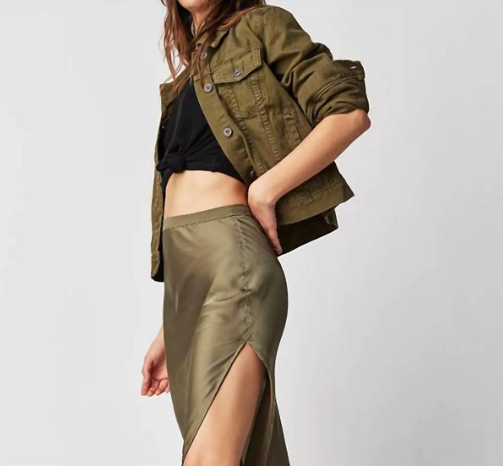 Free People Rumors Denim Jacket