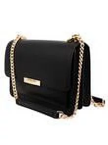 Michael Kors Ladies Jade Leather Crossbody Bag In Black