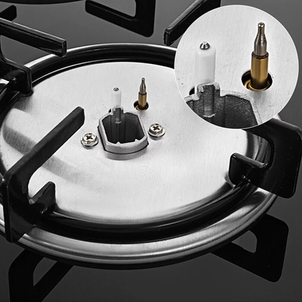 Miumaeov 4 Burner Gas Cooktops Built-In Cook Stove Kitchen LPG/NG Gas Hob with Adapter Electronic Ignition 23