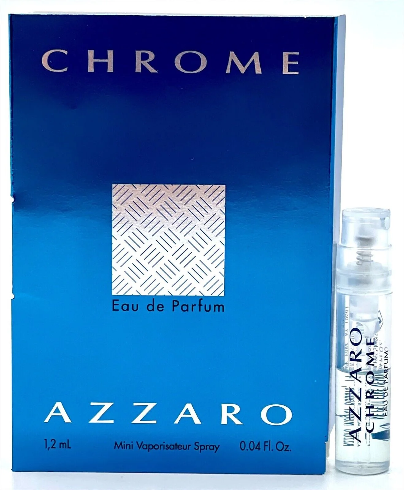 Chrome by Azzaro for Men 0.04 oz Eau de Parfum Vial Spray - PACK OF 12