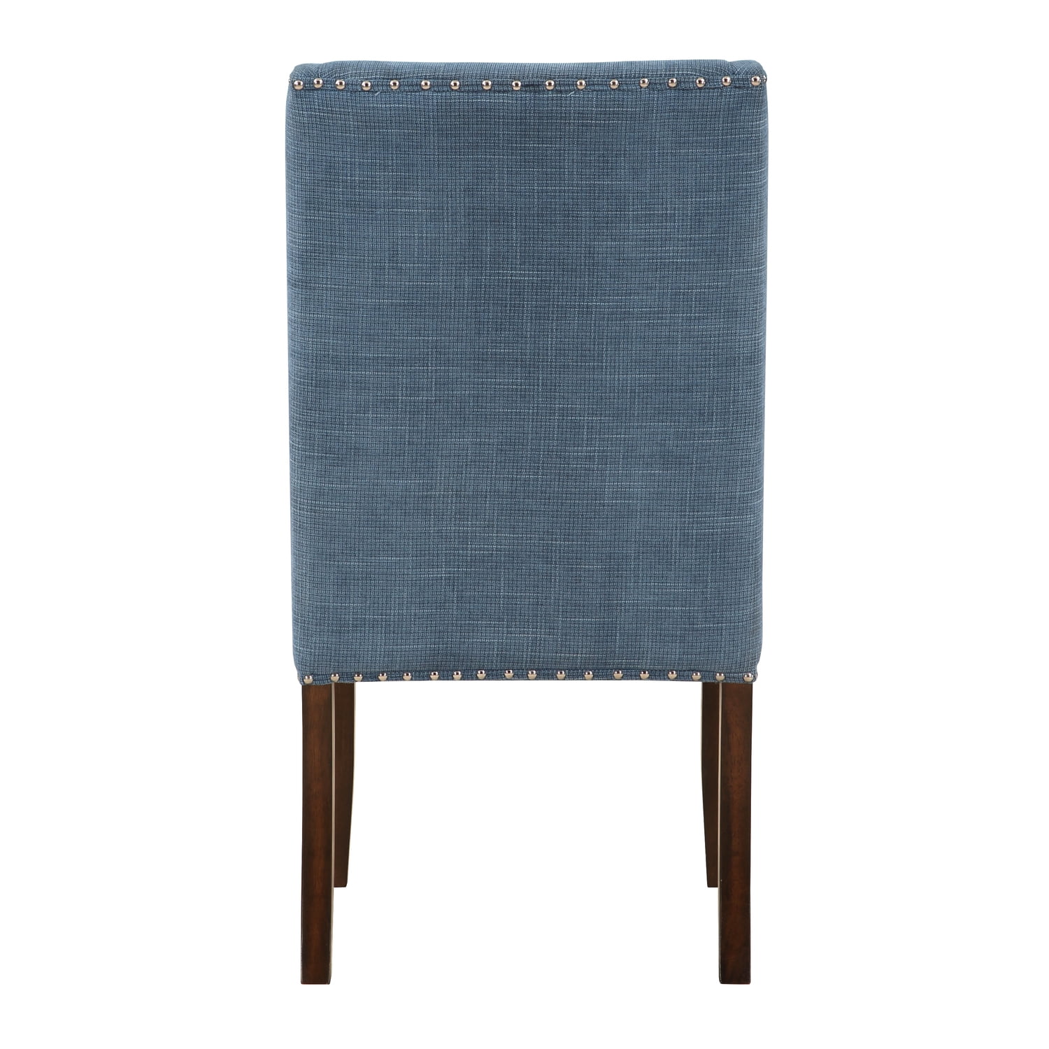 Coast to Coast Lambert Brown and Blue Transitional Accent Dining Chair - Set of Two