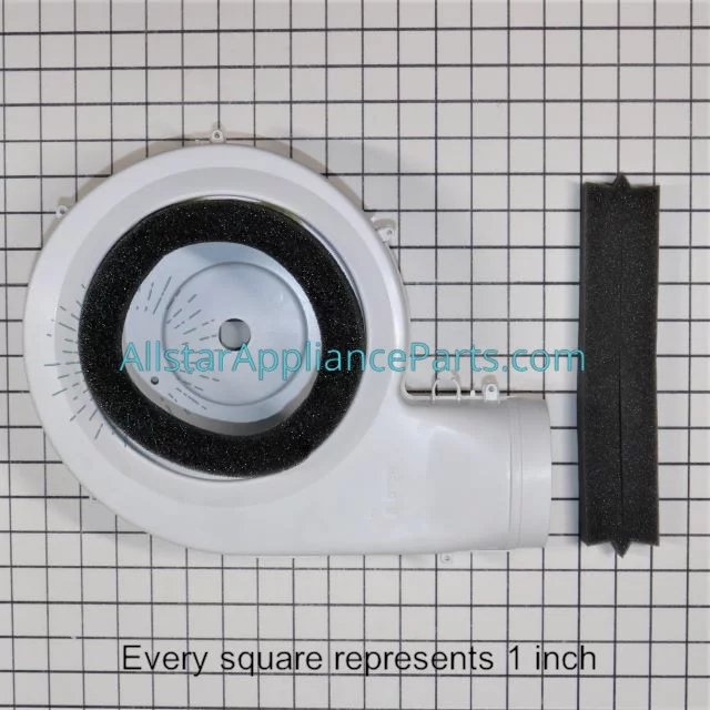 GE Washer/Dryer Front Blowe Housing Cover WE14X10020