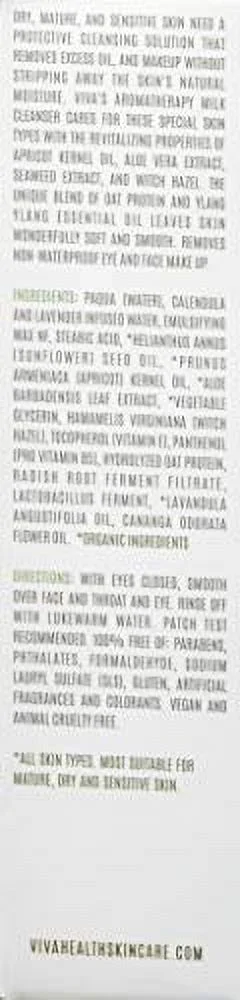 VIVA HEALTH Aromatherapy Milk Cleanser, 120 ML