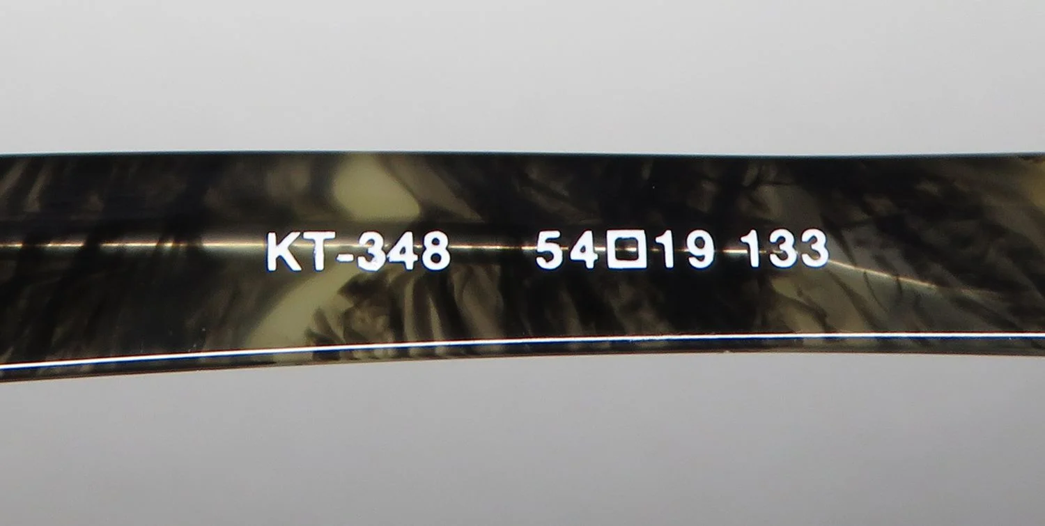 KIO YAMATO KT-348 TITANIUM HALF-RIMLESS GENIUNE JAPANESE EYEGLASS FRAME/GLASSES