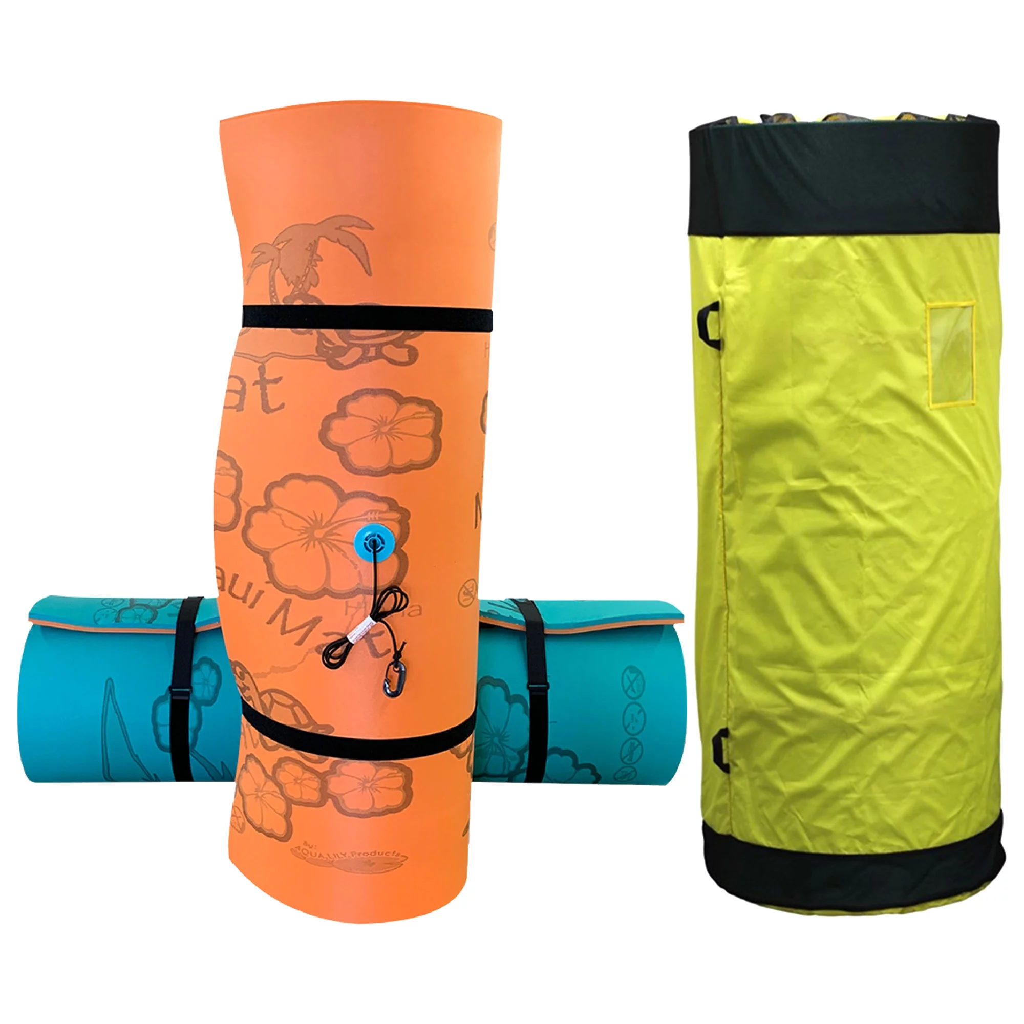 Aqua Lily Pad 20 Ft Maui Water Playground Floating Foam Mat and Storage Bag