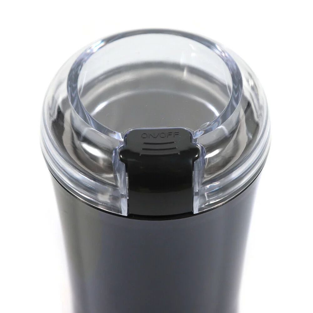 DENEST Electric Coffee Bean Grinder Nut Seed Herb Grind Spice Crusher Mill Blender 150W(Black)