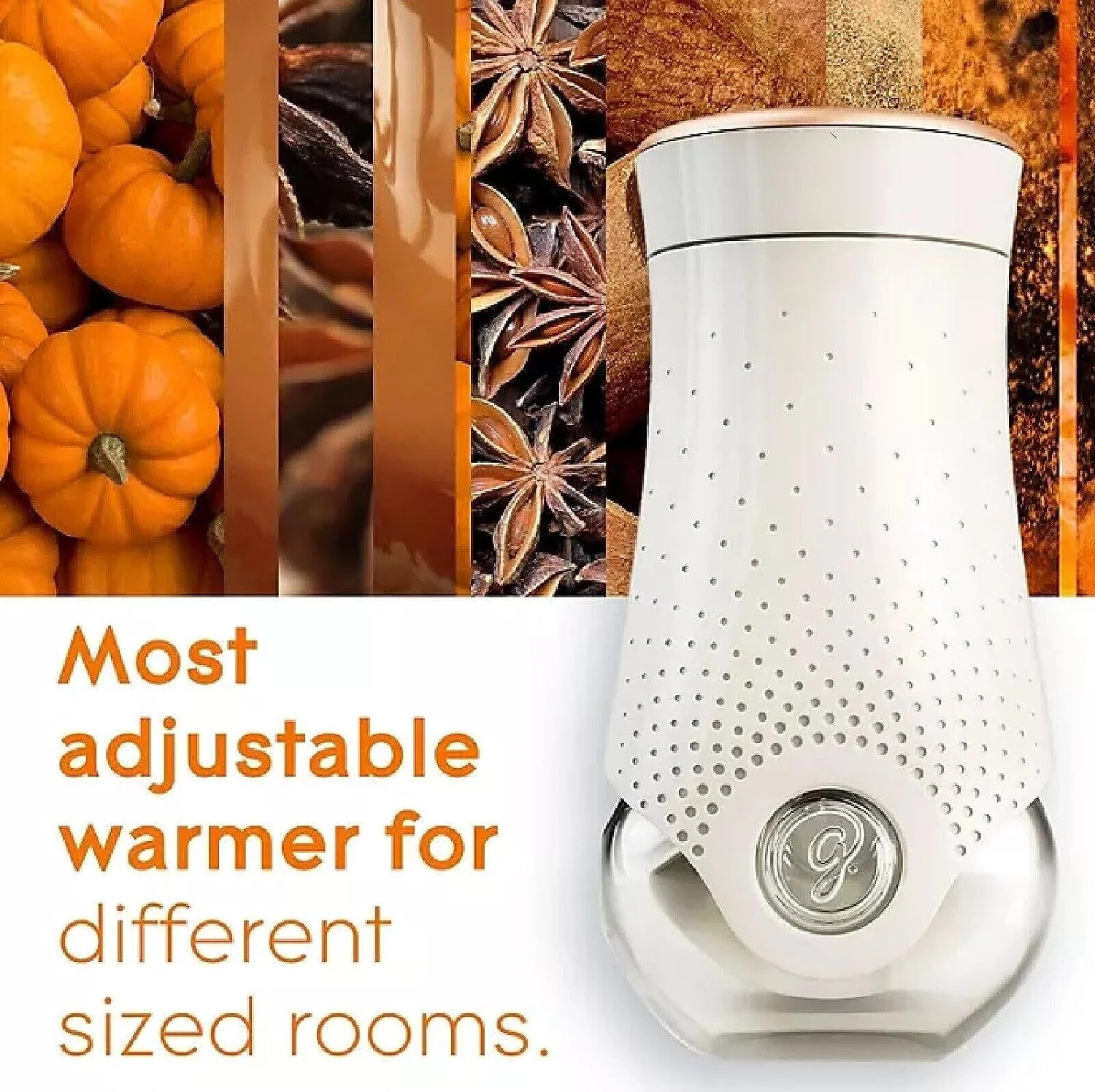 Glade PlugIns Scented Oil, 2 Warmers + 6 Refills, Pumpkin & Spice