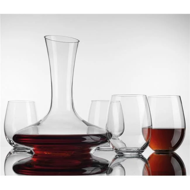 Godinger  Monterey Set Carafe & Stemless Wine Decanter Set - 9 Piece