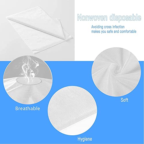 100 PCS Disposable Massage Table Sheets Non Woven Fabric SPA Bed Cover Breathable Polypropylene 31