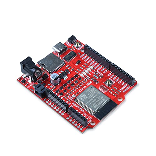 SparkFun IoT RedBoard - ESP32 Development Board -ESP32 WROOM MCU Module USB-C Connector Qwiic Connector MicroSD Card -ESP32 Dimensions: 2.3in x 2.7in x 1.08in