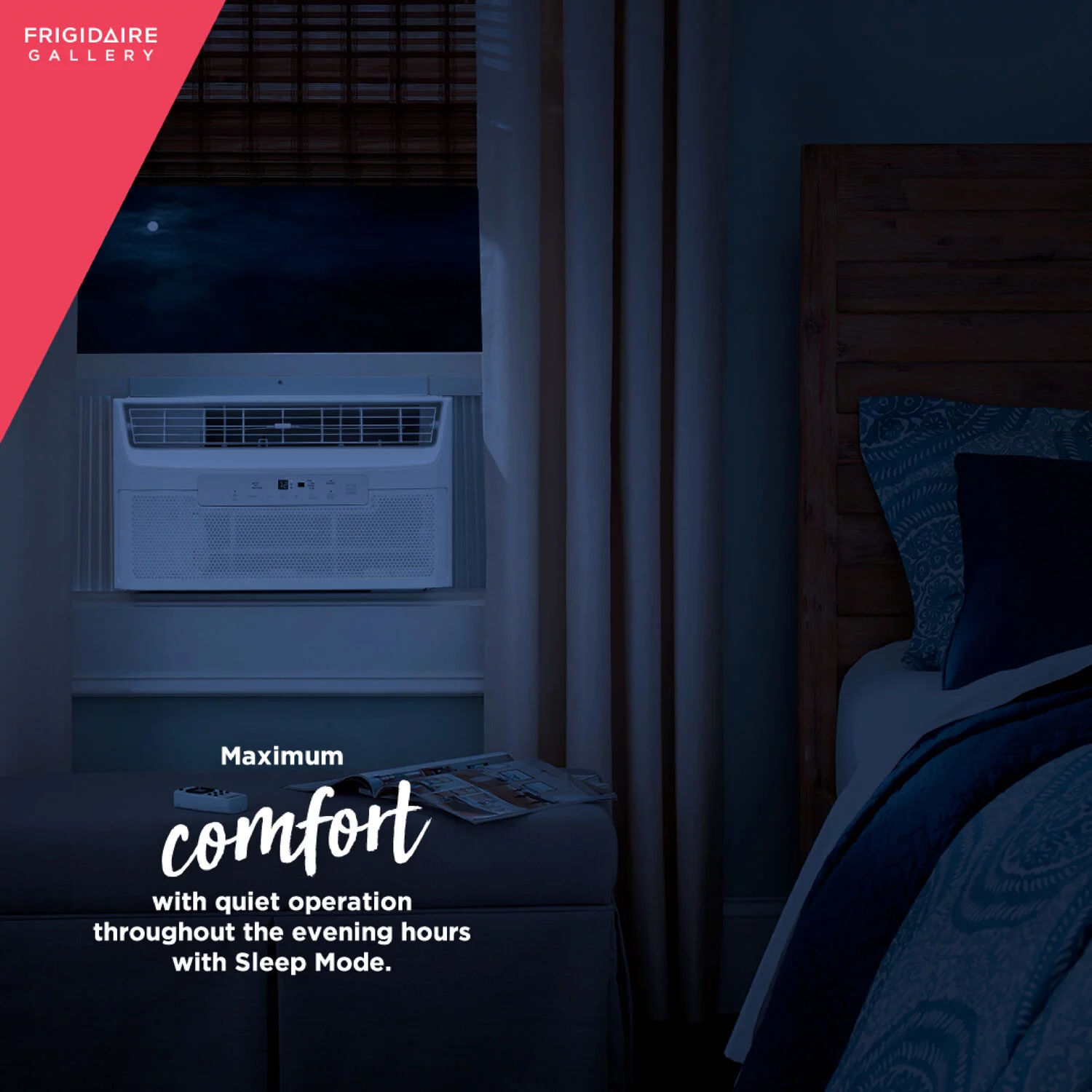 Frigidaire Energy Star 6,000 BTU 115V Quiet Temp Window Air Conditioner with Remote Control