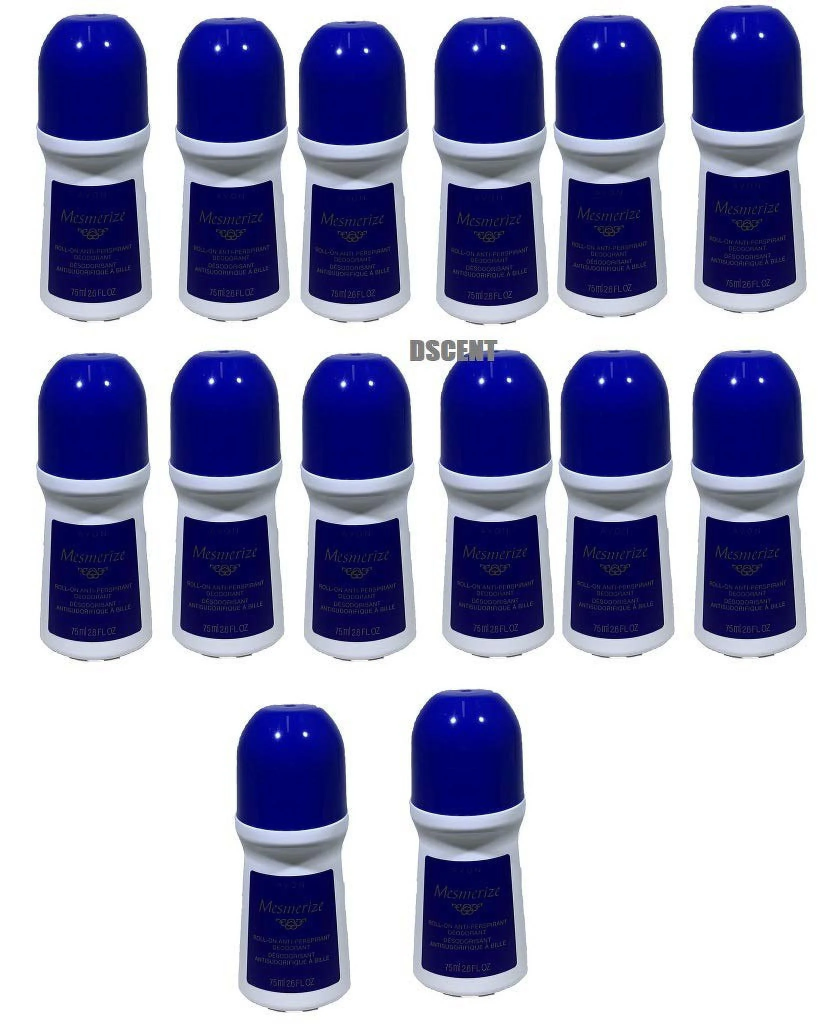 Avon Mesmerize For Men Roll-On Anti-Perspirant Deodorant, 2.6 Fl Oz (Pack Of 14)