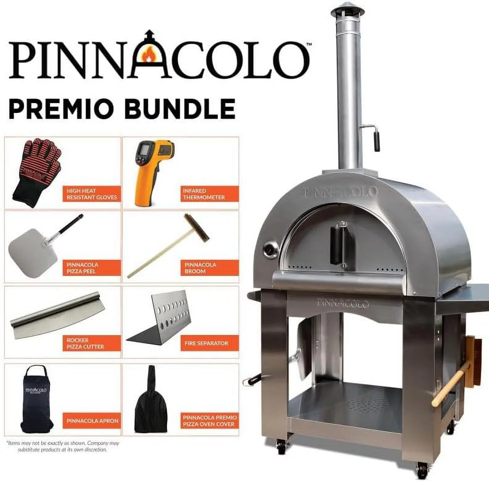PINNACOLO PREMIO Wood Fired Pizza Oven with Accessories